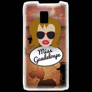 Coque LG P990 Miss Guadeloupe Rousse