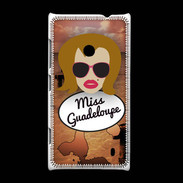 Coque Nokia Lumia 520 Miss Guadeloupe Rousse