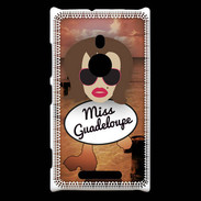 Coque Nokia Lumia 925 Miss Guadeloupe Chatain
