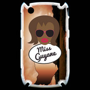 Coque Blackberry 8520 Miss Guyane Black