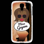 Coque Samsung Galaxy S4 Miss Guyane Black