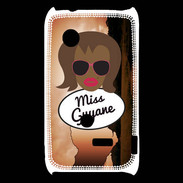 Coque Sony Xperia Typo Miss Guyane Black