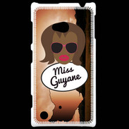 Coque Nokia Lumia 720 Miss Guyane Black