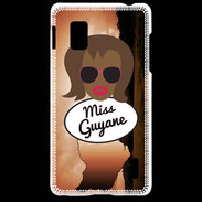Coque LG Optimus G Miss Guyane Black