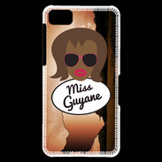 Coque Blackberry Z10 Miss Guyane Black