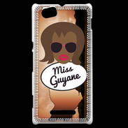 Coque Sony Xperia M Miss Guyane Black