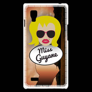 Coque LG Optimus L9 Miss Guyane Blonde