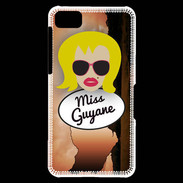 Coque Blackberry Z10 Miss Guyane Blonde