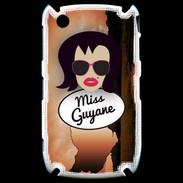Coque Blackberry 8520 Miss Guyane Brune