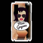 Coque Samsung Player One Miss Guyane Brune