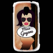 Coque Samsung Galaxy Ace 2 Miss Guyane Brune