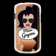 Coque Samsung Galaxy Express Miss Guyane Brune