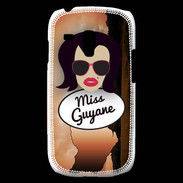 Coque Samsung Galaxy S3 Mini Miss Guyane Brune