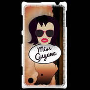 Coque Nokia Lumia 720 Miss Guyane Brune