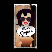 Coque Nokia Lumia 520 Miss Guyane Brune