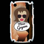 Coque Blackberry 8520 Miss Guyane Chatain