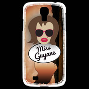 Coque Samsung Galaxy S4 Miss Guyane Chatain
