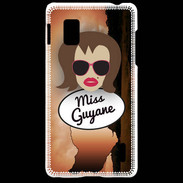 Coque LG Optimus G Miss Guyane Chatain