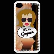 Coque iPhone 4 / iPhone 4S Miss Guyane Rousse