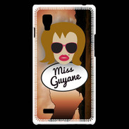 Coque LG Optimus L9 Miss Guyane Rousse