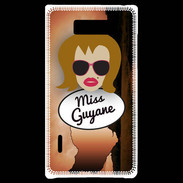 Coque LG Optimus L7 Miss Guyane Rousse