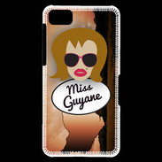 Coque Blackberry Z10 Miss Guyane Rousse
