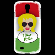 Coque Samsung Galaxy S4 Miss Italie Blonde