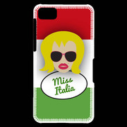 Coque Blackberry Z10 Miss Italie Blonde