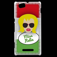 Coque Sony Xperia M Miss Italie Blonde