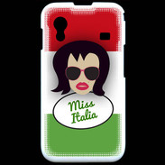 Coque Samsung ACE S5830 Miss Italie Brune