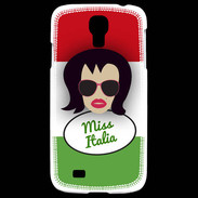 Coque Samsung Galaxy S4 Miss Italie Brune