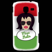 Coque Samsung Galaxy Ace 2 Miss Italie Brune