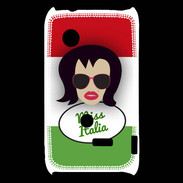 Coque Sony Xperia Typo Miss Italie Brune