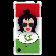 Coque Nokia Lumia 720 Miss Italie Brune