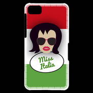 Coque Blackberry Z10 Miss Italie Brune