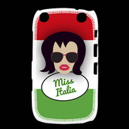 Coque Blackberry Curve 9320 Miss Italie Brune