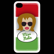 Coque iPhone 4 / iPhone 4S Miss Italie Rousse