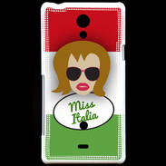 Coque Sony Xperia T Miss Italie Rousse