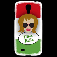 Coque Samsung Galaxy S4 Miss Italie Rousse