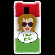 Coque LG P990 Miss Italie Rousse