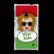 Coque Nokia Lumia 520 Miss Italie Rousse