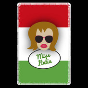 Etui carte bancaire Miss Italie Rousse