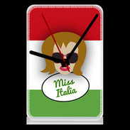 Pendule de bureau Miss Italie Rousse