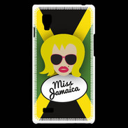 Coque LG Optimus L9 Miss Jamaica Blonde