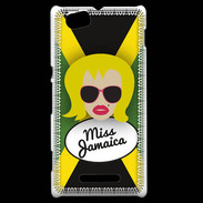 Coque Sony Xperia M Miss Jamaica Blonde