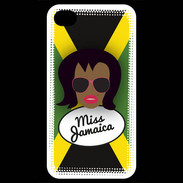 Coque iPhone 4 / iPhone 4S Miss Jamaica Black