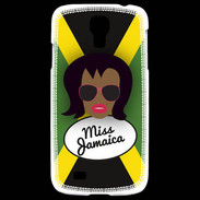 Coque Samsung Galaxy S4 Miss Jamaica Black