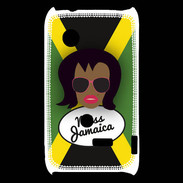 Coque Sony Xperia Typo Miss Jamaica Black