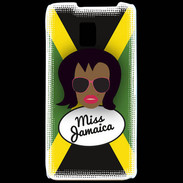 Coque LG P990 Miss Jamaica Black