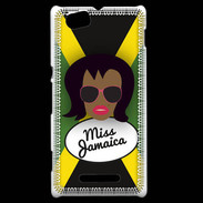 Coque Sony Xperia M Miss Jamaica Black